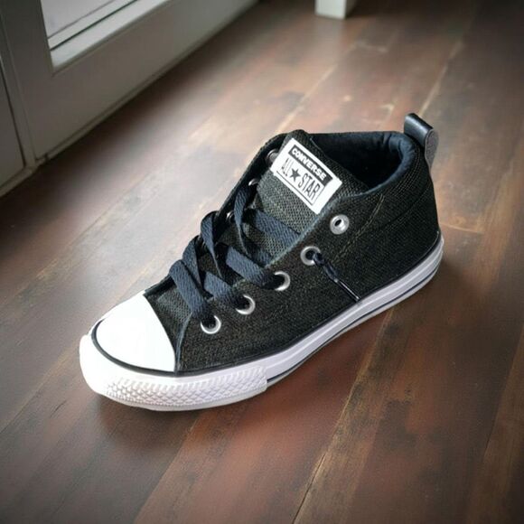 Little Kids Converse Chuck Taylor All Star Street Mid Slate Sneaker Shoes Size 2 - Picture 1 of 7